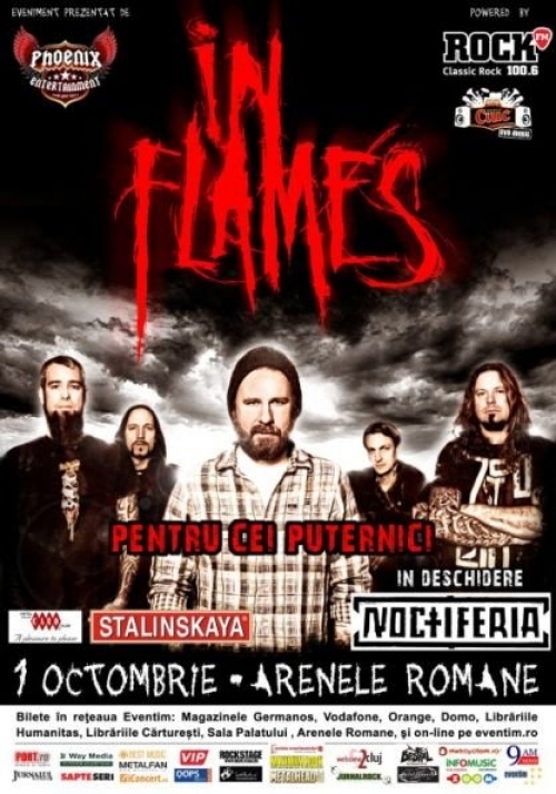 In Flames We Trust - cronica de concert, Arenele Romane