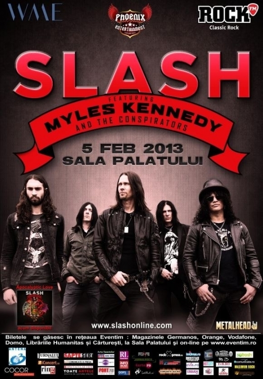 Slash la Bucuresti, 5 februarie 2013