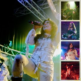 Galerie foto Lacuna Coil & Cellar Darling @ Club Quantic pe 15 Noiembrie 2017