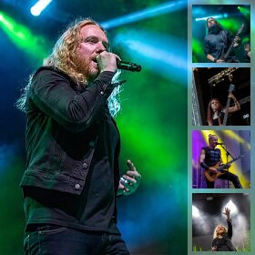 Galerie foto Dark Tranquillity, Ensiferum, Pyogenesis si Gwendydd la Arenele Romane, 15 mai 2022