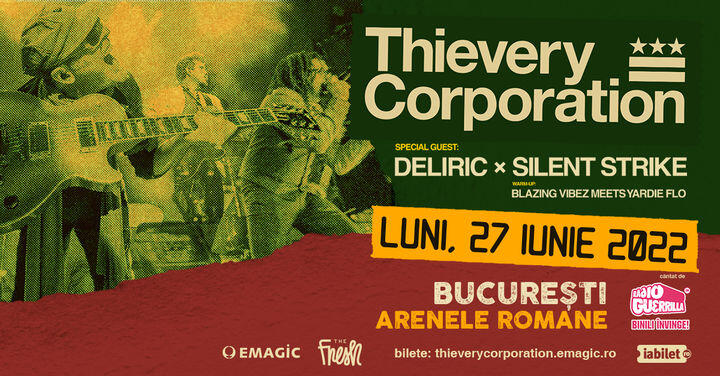 Cronică de concert Thievery Corporation și Deliric x Silent Strike la Arenele Romane, 27 iunie 2022