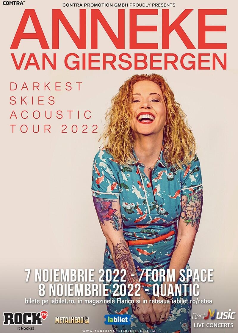 Cronică de concert Anneke van Giersbergen în Quantic, 8 noiembrie 2022