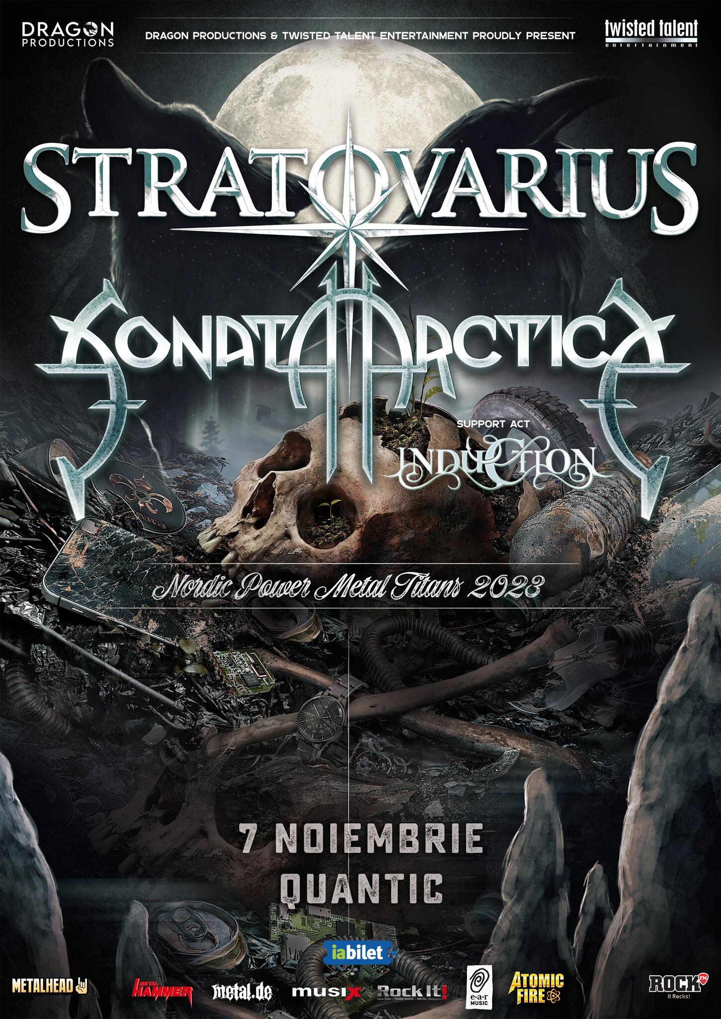 Cronică de concert Sonata Arctica si Induction la Quantic, 7 noiembrie 2023