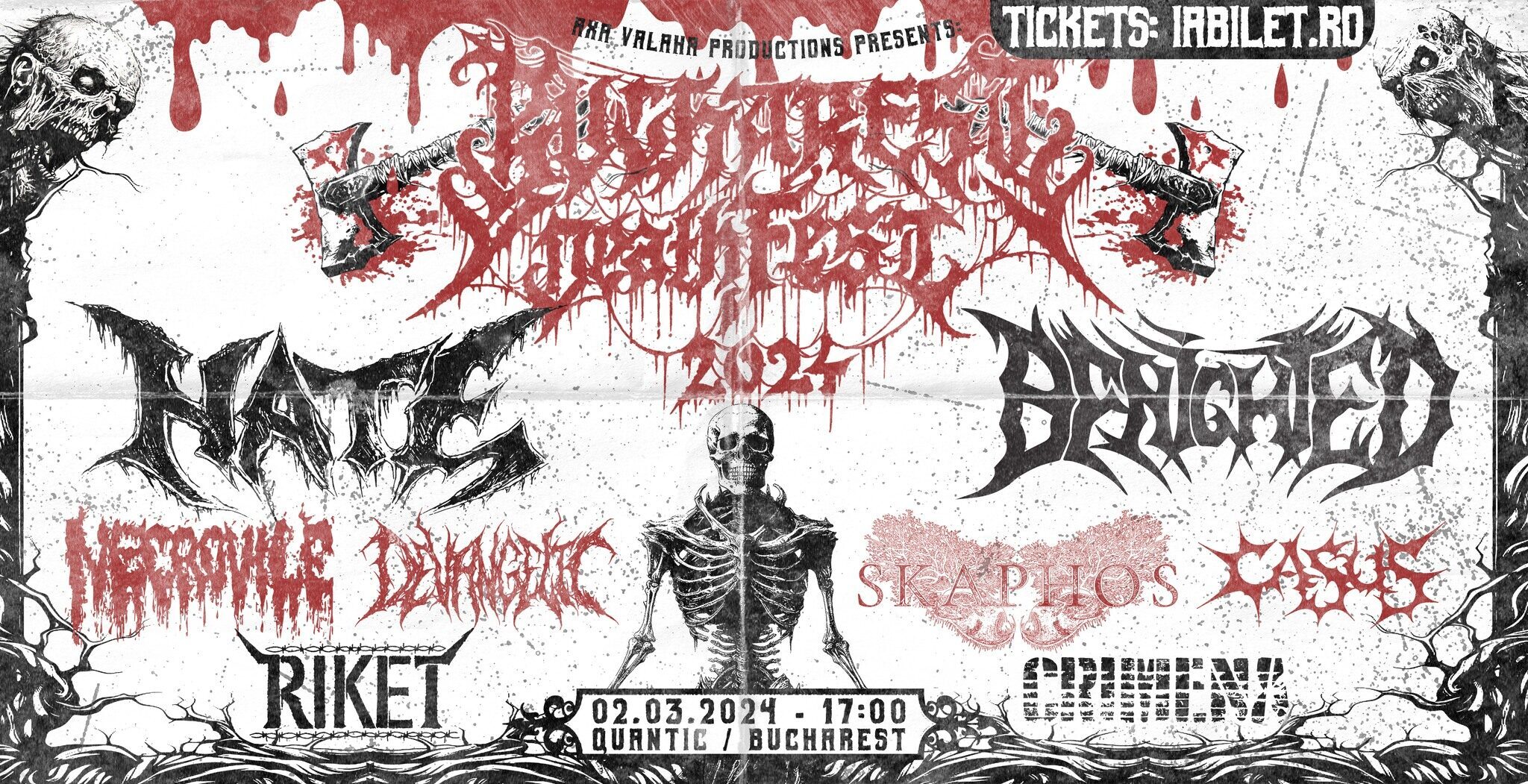 Impresii de la Bucharest Deathfest 2024 din club Quantic