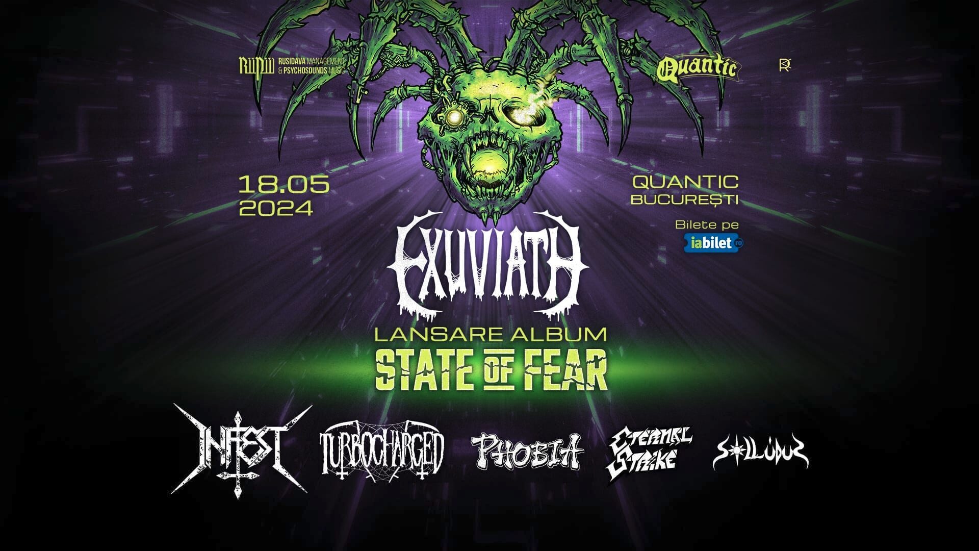 Cronică de concert - lansare album Exuviath - „State of Fear” în club Quantic