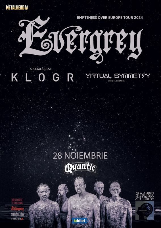 Cronică de concert Evergrey, Klogr și Virtual Symmetry în club Quantic, 28 noiembrie 2024