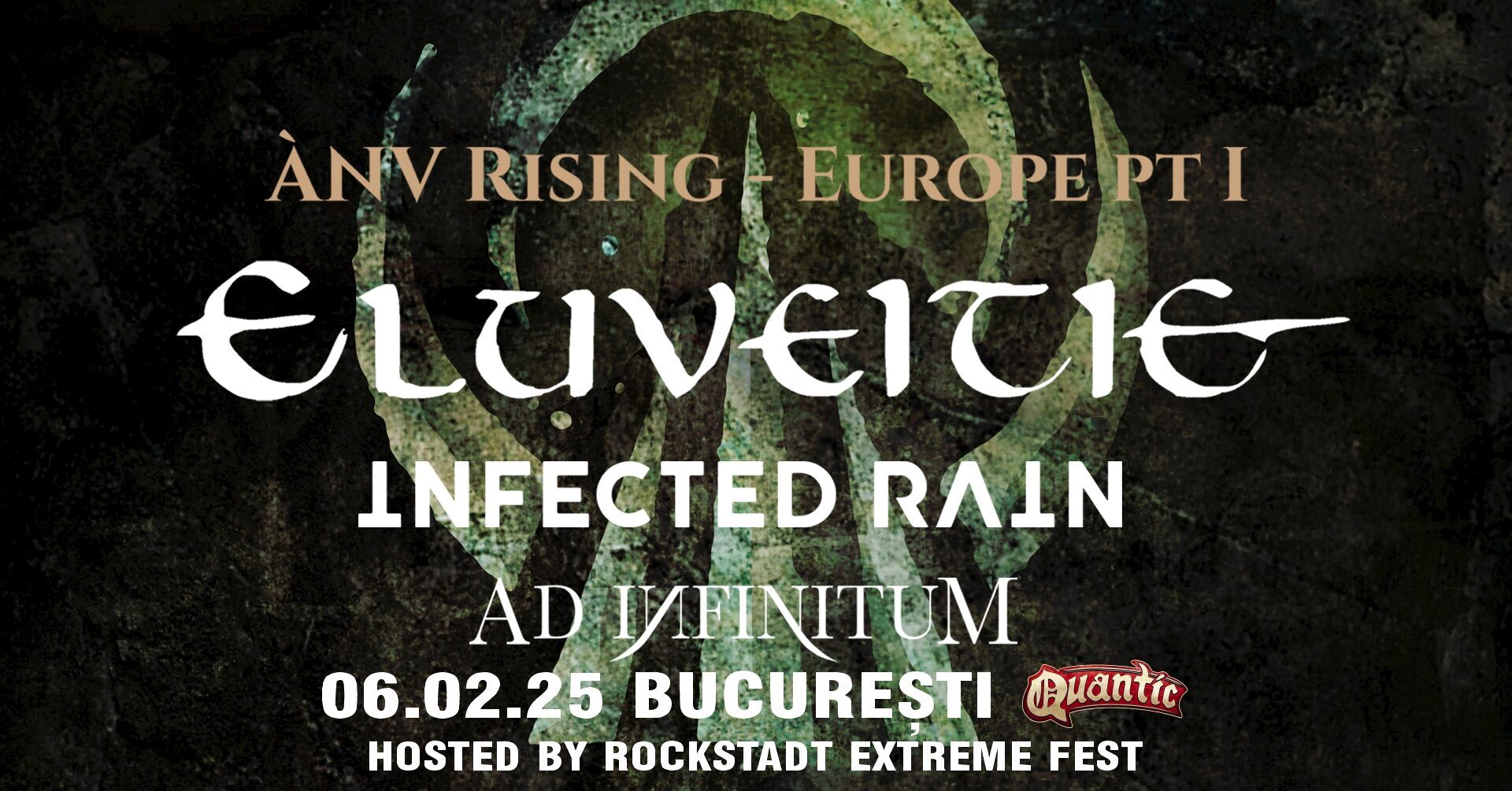 Cronică de concert Eluveitie, Infected Rain și Ad Infinitum în Quantic, 6 februarie 2025