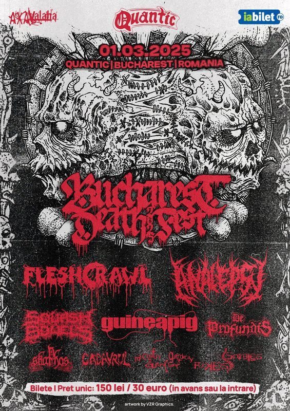 Cronică Bucharest Deathfest în club Quantic, 1 martie 2025