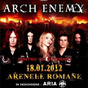 Cronica Arch Enemy la Bucuresti, 18 ianuarie 2012