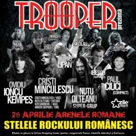 Cronica de concert Trooper - Stelele Rockului Romanesc la Arenele Romane, 26 aprilie 2014