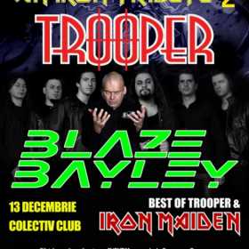 Trooper si Blaze Bayley la Colectiv – metalul nu moare niciodata