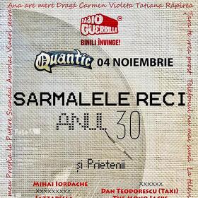 Cronică de concert Sarmalele Reci - Anul 30 în Quantic, 4 noiembrie 2023